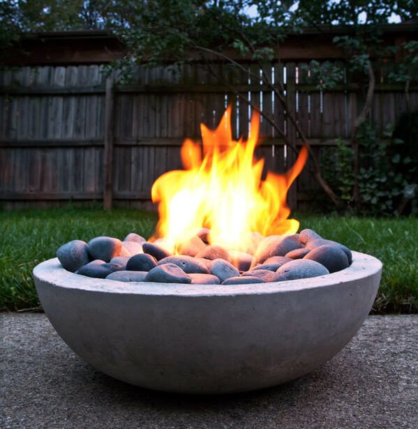 outdoor gas fire pit